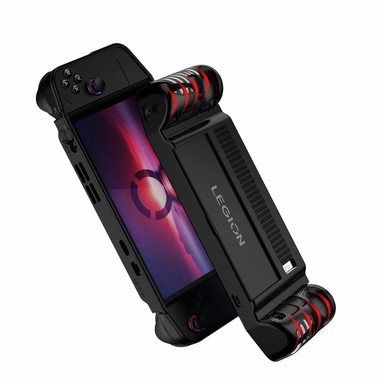 Custodia Protettiva per Lenovo Legion Go 8.8" 2023 PC da Gioco Portatile,TPU Grip Borsa Guscio Posteriore Accessori con Presa Ergonomica per Legion Go Gaming Handheld(Nero)