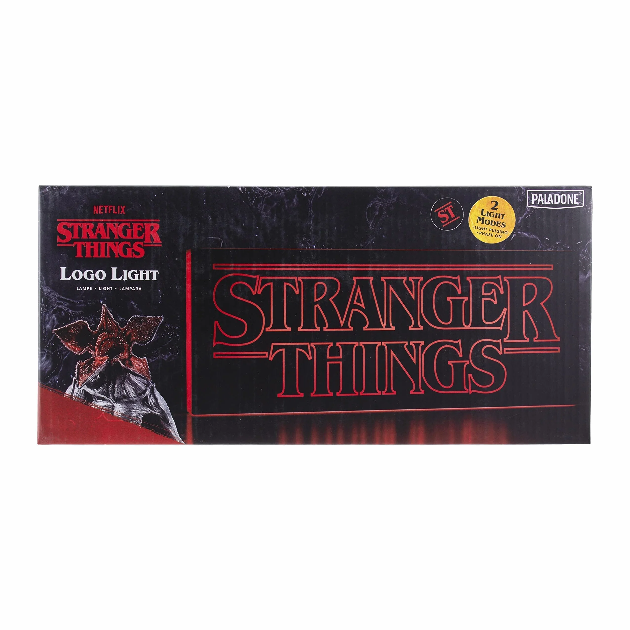 Paladone Stranger Things Logo Light with 2 Light Modes, Officially Licensed Merchandise