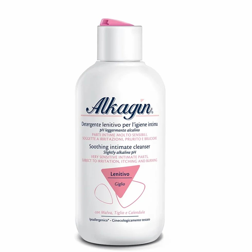 Alkagin Detergente Lenitivo Igiene Intima Malva Tiglio Calendula pH Alcalino 250ml