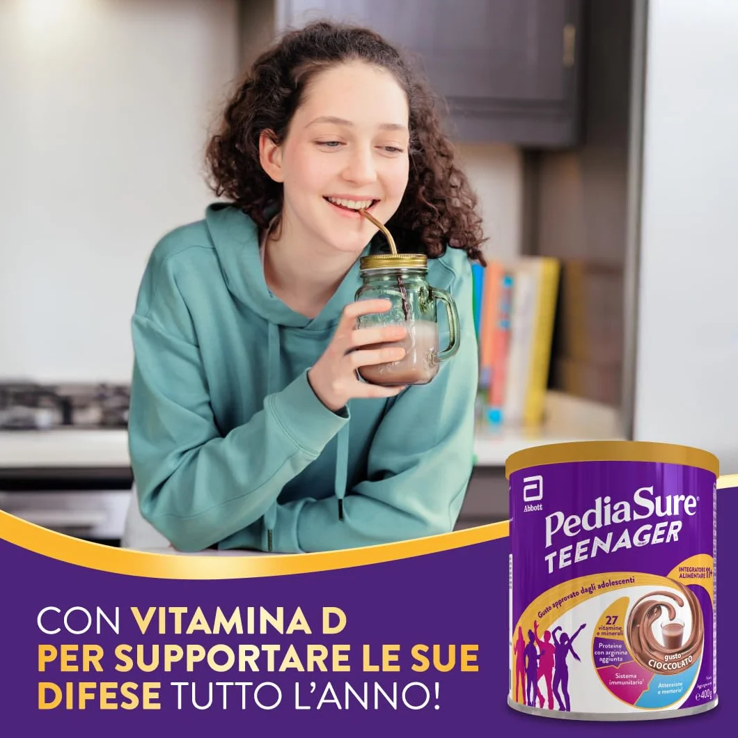 PediaSure Teenager Integratore Multivitaminico 400 g Cioccolato