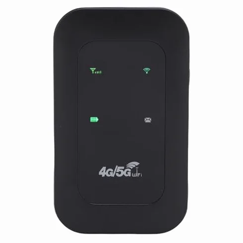 Ausla Router Mobile 4G 5G, Hotspot WiFi Portatile, Supporta 10 Dispositivi, velocità di 300 Mbps, Ideale per il Viaggio e l'uso Esterno
