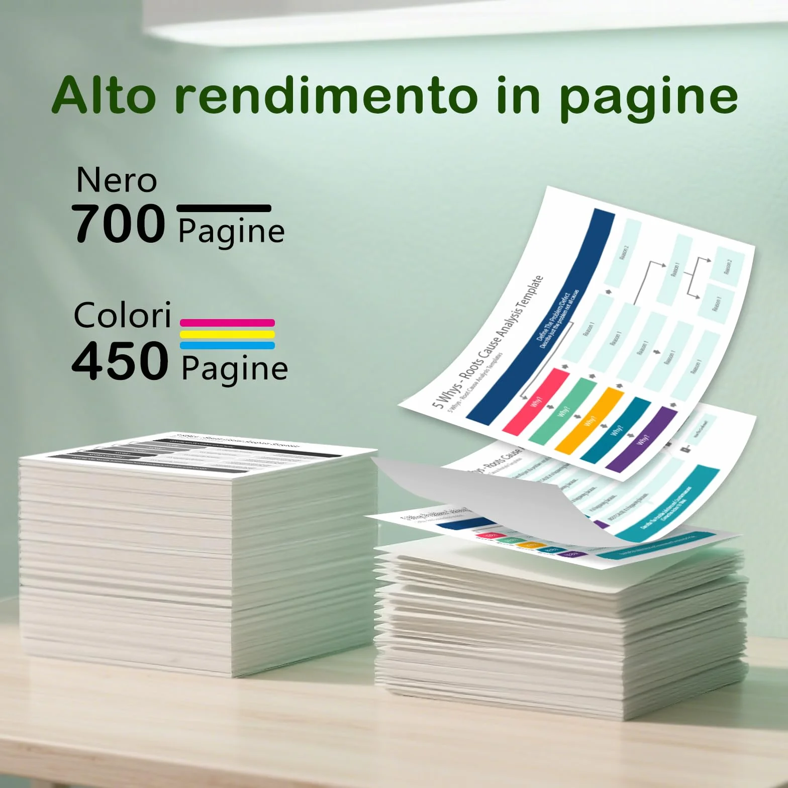 Cartucce d'inchiostro HP 301 XL Nero e Colore per Officejet 4630 4632 Envy 5530 4500 DeskJet (2 Pack)