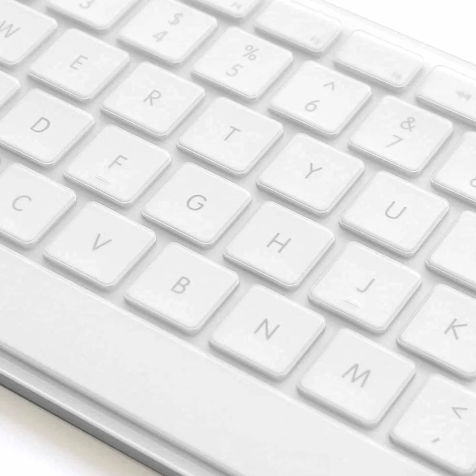 Custodia protettiva in silicone trasparente per Apple iMac Magic con tastierino numerico MQ052LL/A (A1843), ultra sottile per tastiera americana ed europea
