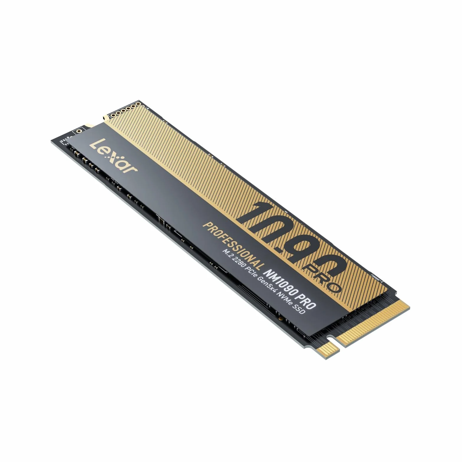 Lexar NM1090 PRO 2TB PCIe 5.0 Gen5 NVMe SSD - Fino a 14,000MB/s, Controllo Termico Avanzato, SSD DirectStorage per Lavori IA, Gaming & Creazione Contenuti Portatile/PC