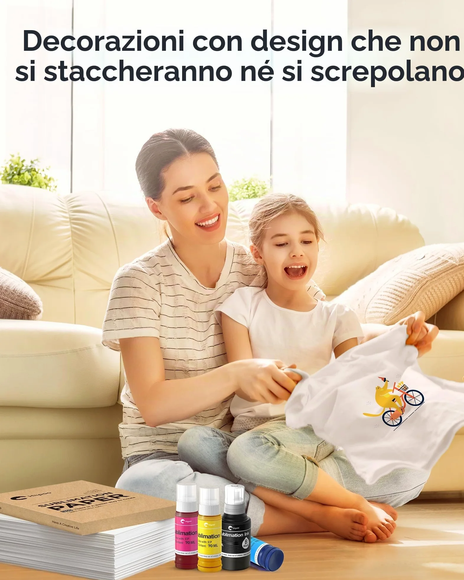 Bottiglie di inchiostro a sublimazione per stampanti ET2400, ET2720, ET2760, ET2750, ET4800, ET-2800, ET-2803, ET-2850 stampa a caldo su tazze e magliette