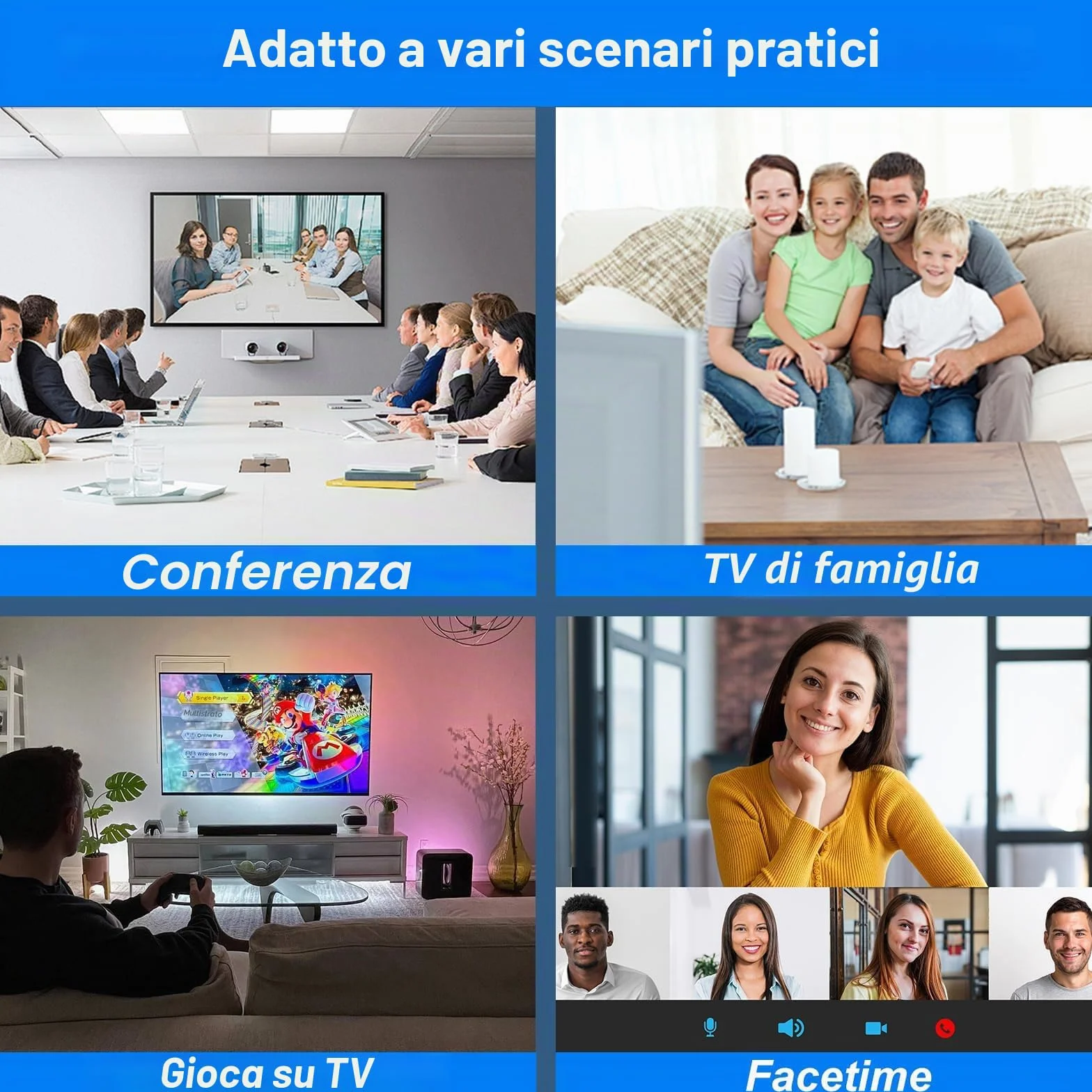 Loydia Adattatore HDMI per iPhone, Adattatore AV Digitale HDMI Lightning a hdmi adattatore 4k 1080P HD di Sincronizzazione Video e Audio per iPhone, Compatibile con TV/Proiettore/Monitor,Plug and Play