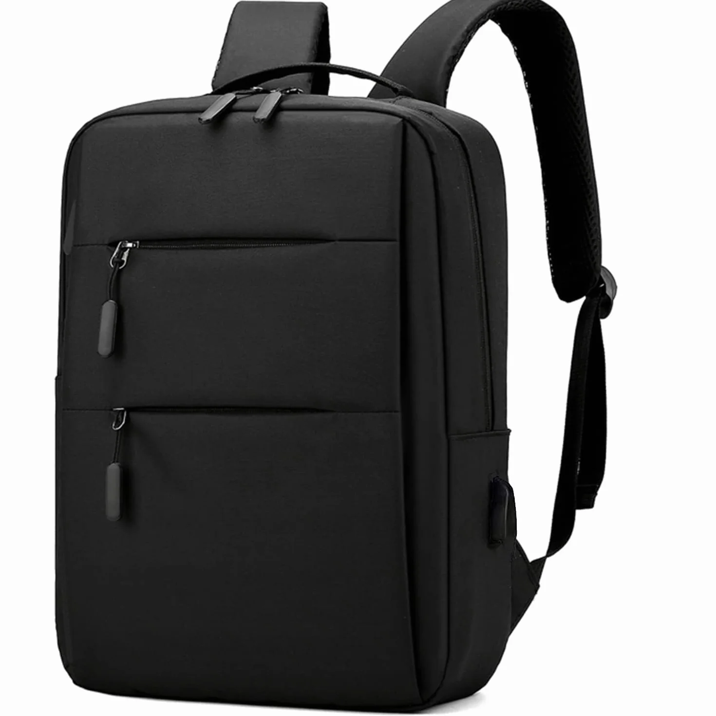 Mixroom - Zaino Porta PC Uomo Laptop Borsa per PC Portatile porta Computer Custodia Notebook 15" Due Tasche Frontali Con Attacco USB Z1