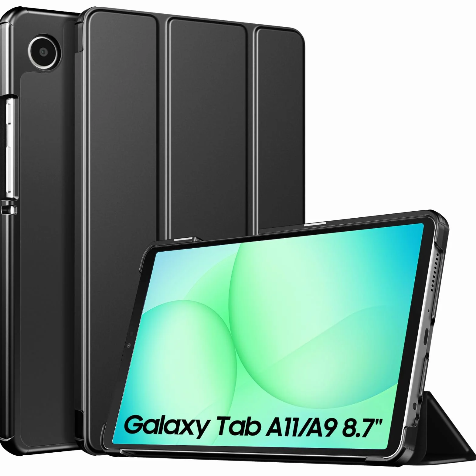 TiMOVO Cover Protettiva Samsung Galaxy Tab A11/A9 8,7 Pollici 2025/2023, Guscio Posteriore Rigido, Nero