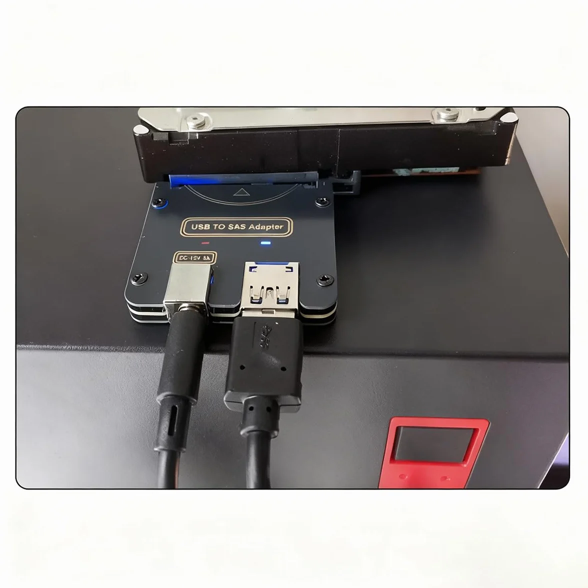 Adattatore per disco rigido SAS 29 pin SFF-8482 a USB 3.0 per Win7/10/11 e Linux