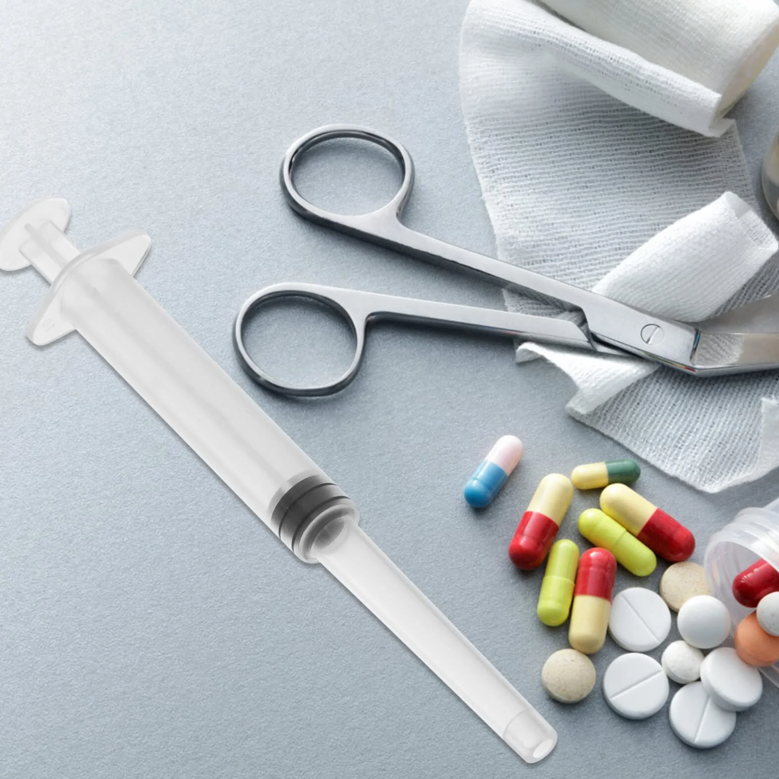 SUPVOX Strumento Sanitario per Somministrazione Farmaci 3G Trasparente Uso Nasale 12 Pollici