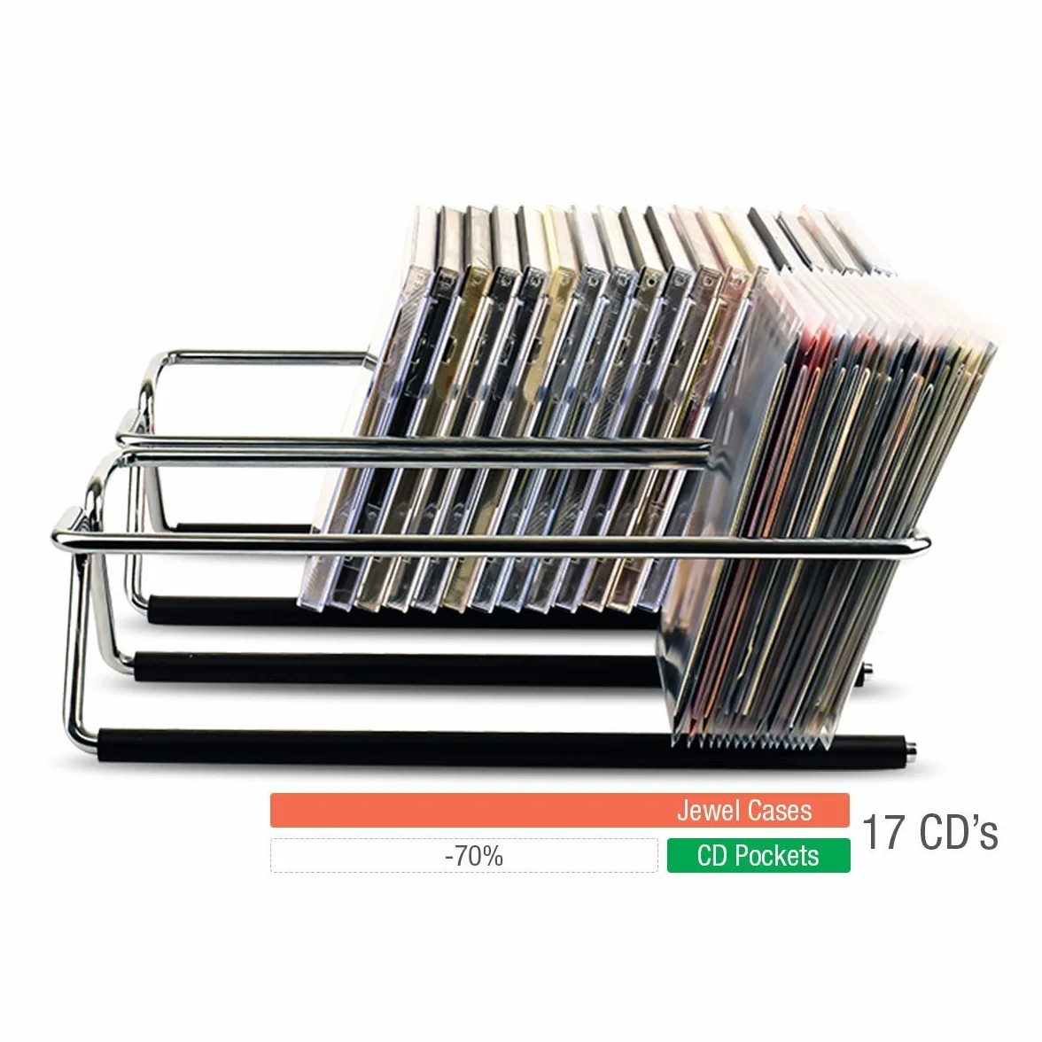 Custodie per CD con spazio per copertina - 100 pezzi
