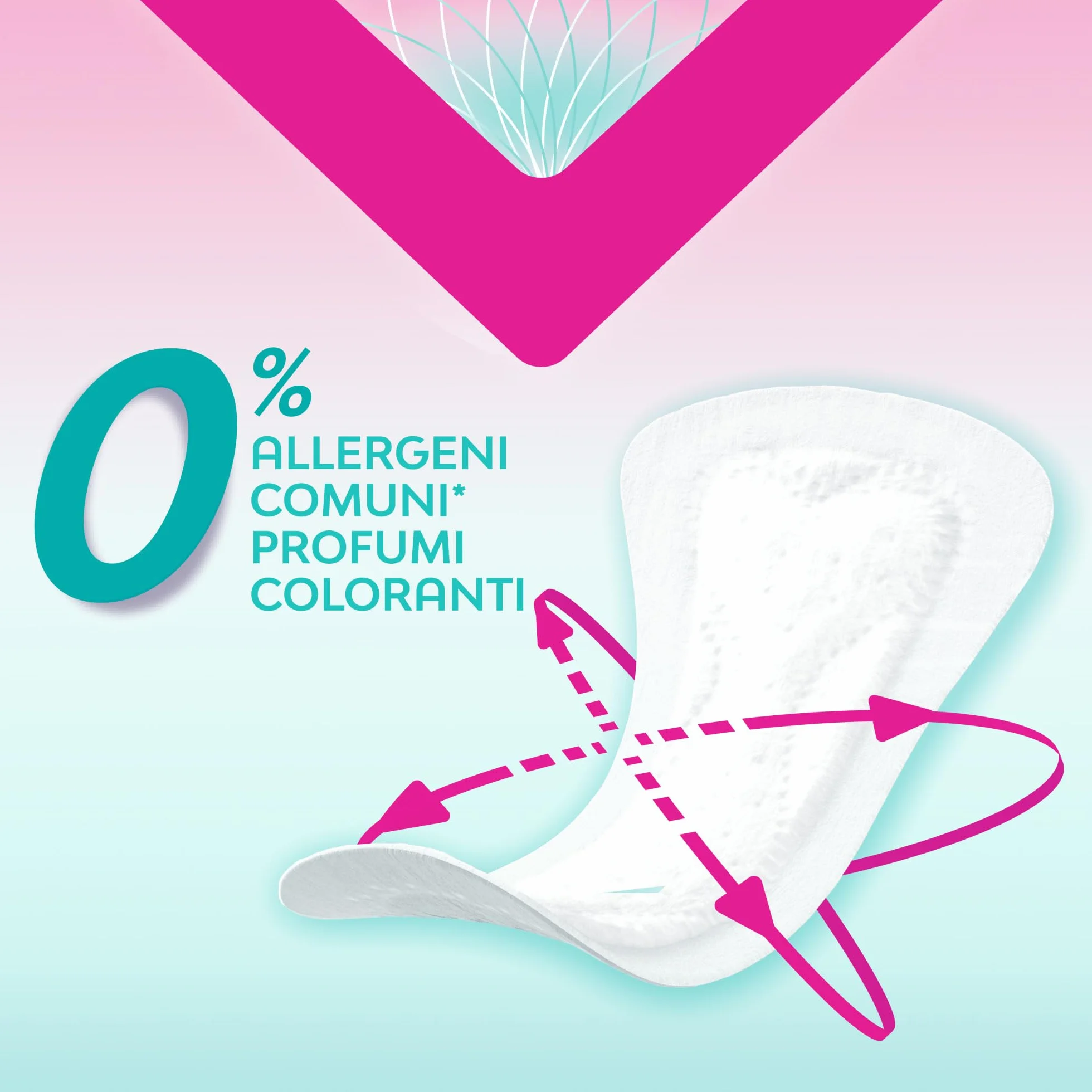 Nuvenia Proteggi Slip Regular Pure Sensitive Confezione da 30 Salva Slip