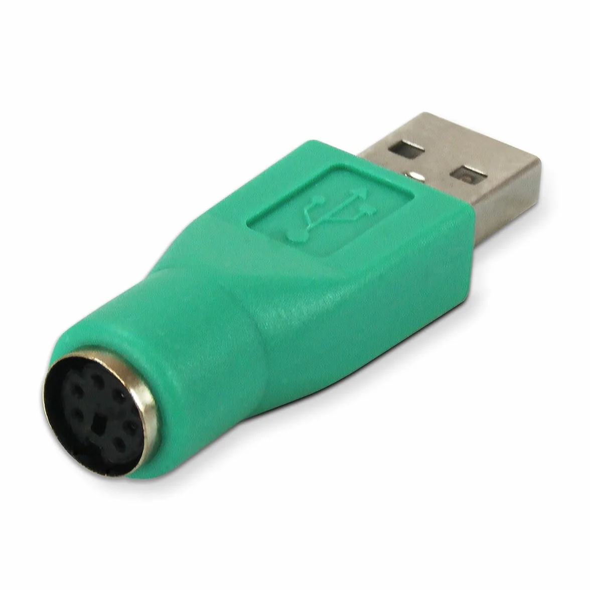 Waytex 11407-Adattatore USB a Mouse PS/2, Colore: Nero