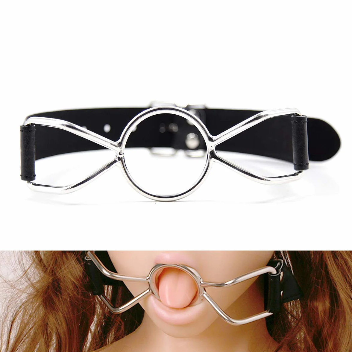 Spider Gag O Anello Acciaio Metallo Bocca Gag Ø 4,50cm