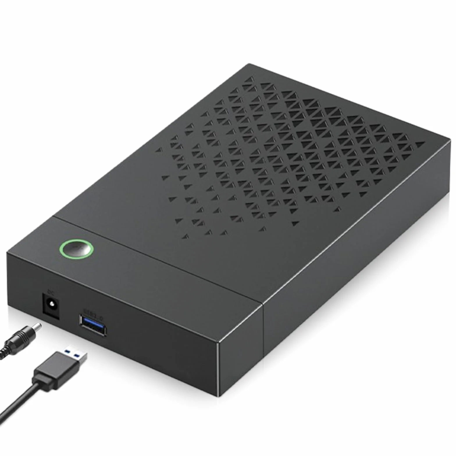 Leikurvo Docking Station SATA HDD SSD 2,5" 3,5" USB C 3.0 5 Gbps UASP 6 TB Nero