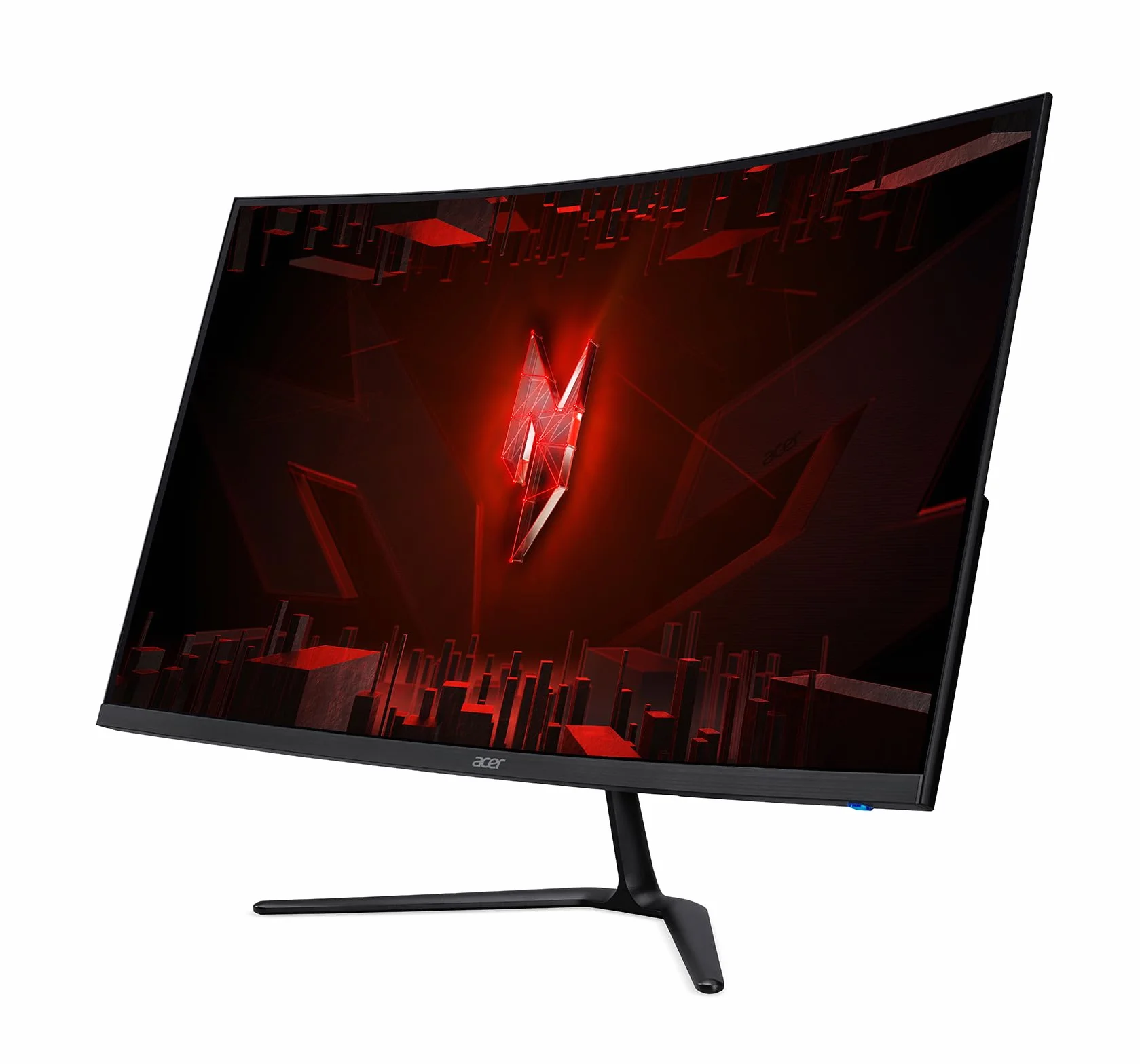 acer Nitro ED320QRS3biipfx Monitor Gaming Curvo FreeSync Premium, 31.5", Display FHD VA,180 Hz, 1 ms (VRB), HDMI 2.0, DP 1.2, Audio out, Zeroframe, Luminosità 250 cd/m2, Cavo HDMI Incluso, Nero