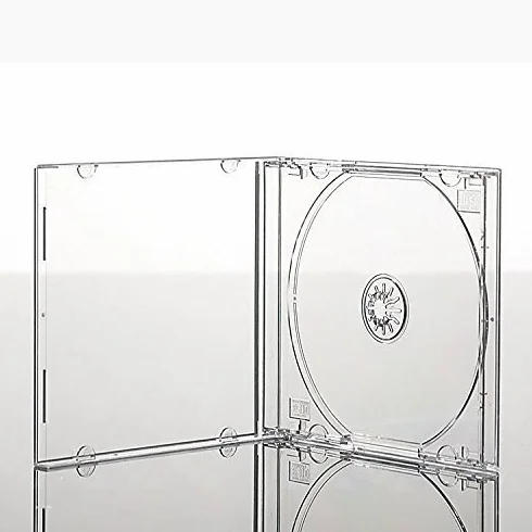 custodia CD singola trasparente 10.4mm x10