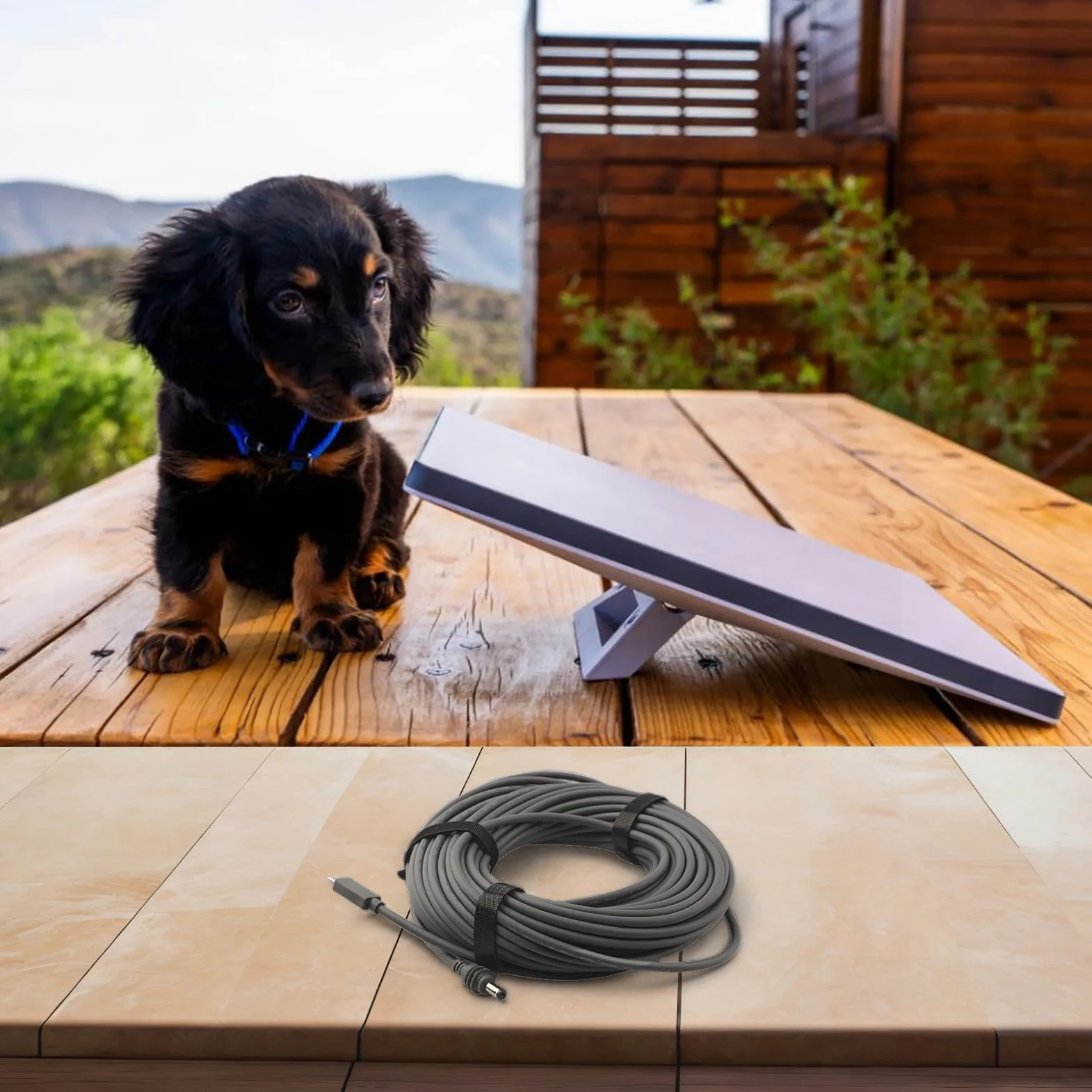 Cavo Ricarica Esterno Impermeabile per Starlink per mini Cavo(20meter) | 100W uscita massima, chip per pd, ricarica rapida, compatibile power bank, uso esterno