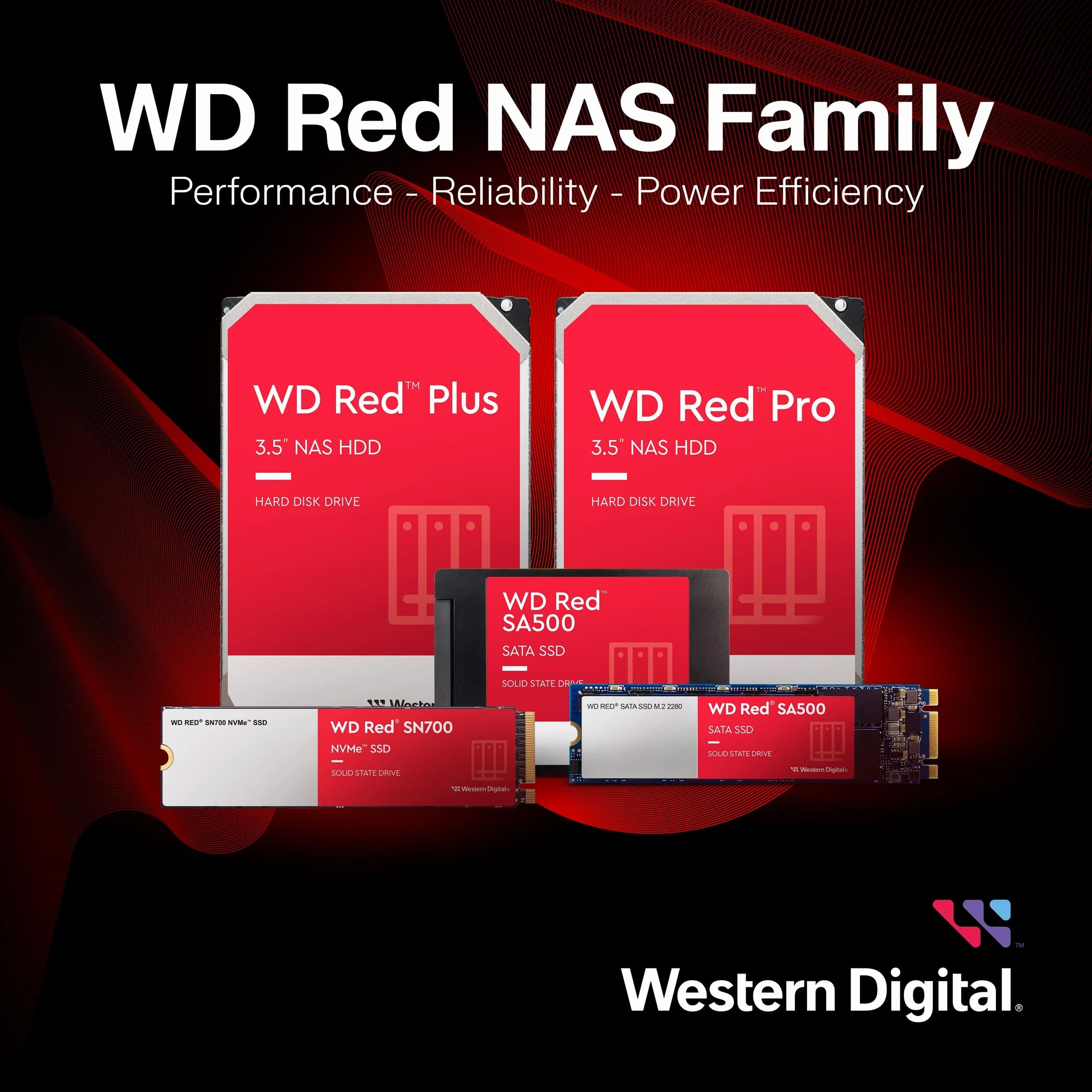 WD Red Plus 4TB NAS Hard Disk Interno 3,5" - 5400 RPM, SATA 6Gb/s, CMR, Cache da 256MB