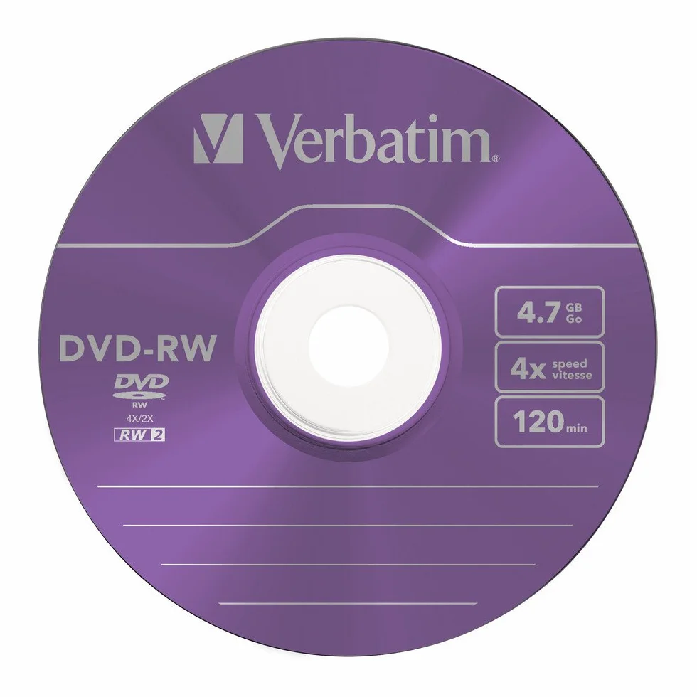 Verbatim DVD-RW 4.7GB - Confezione da 5