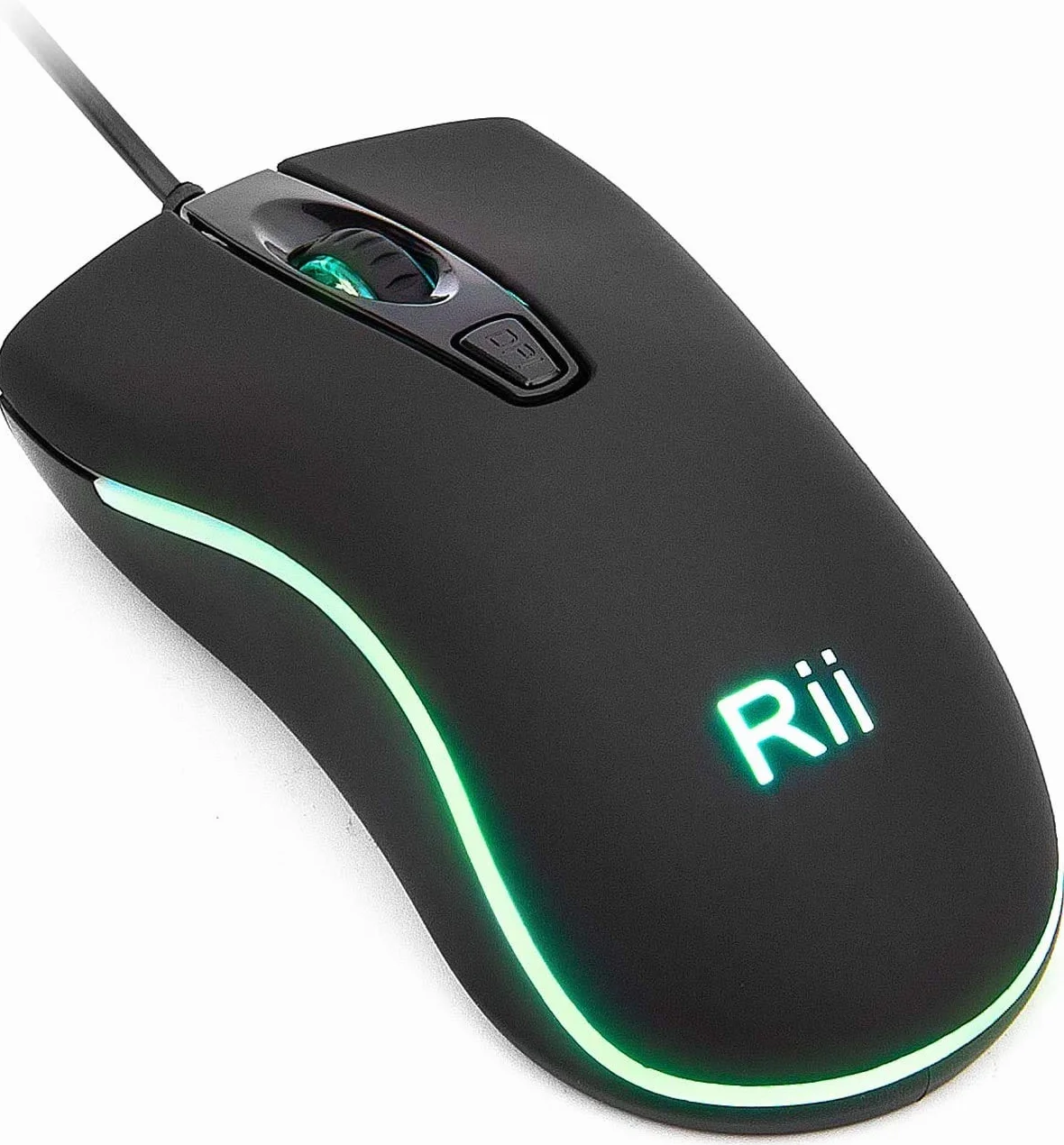 Rii RK105 - Set tastiere e mouse retroilluminati a LED, design elegante e minimalista