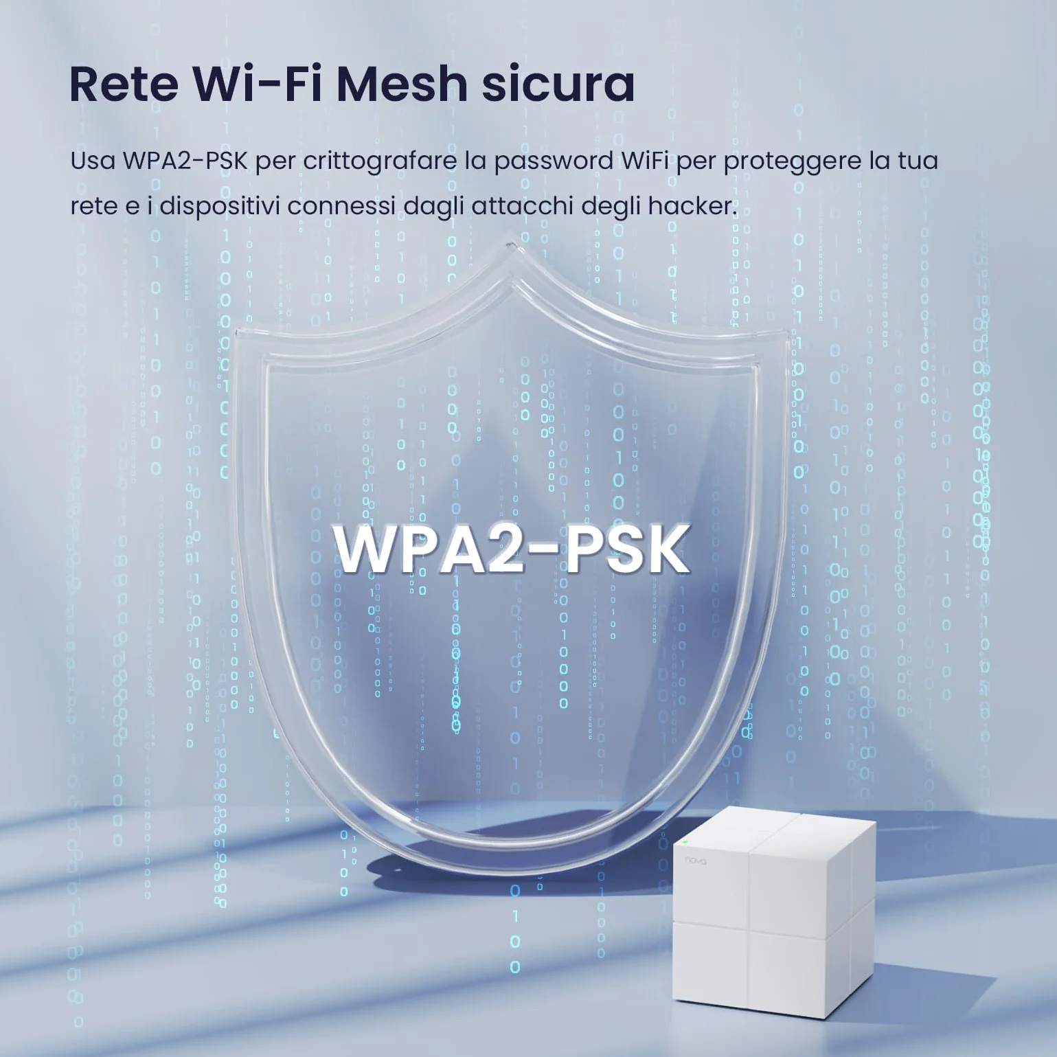 Tenda Nova MW6 WiFi Mesh System, AC1200 Dual Band, 2 Port Gigabit Ethernet, Router Mode and Access Point, Parental Control, Pack of 1