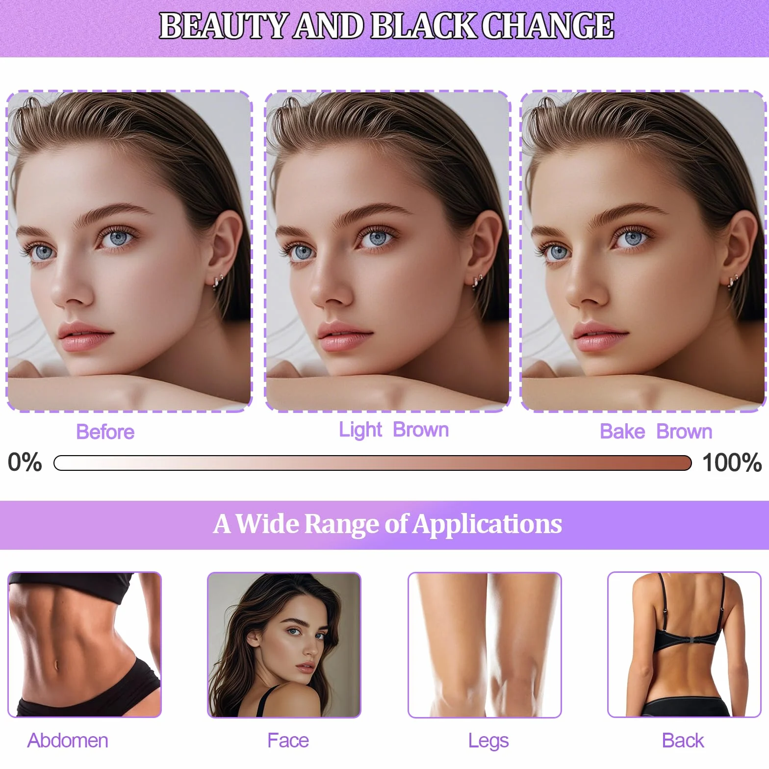 Tanning Lamp Luce Abbronzante Solare Portatile per Viso e Corpo con Supporto Regolabile e Gancio