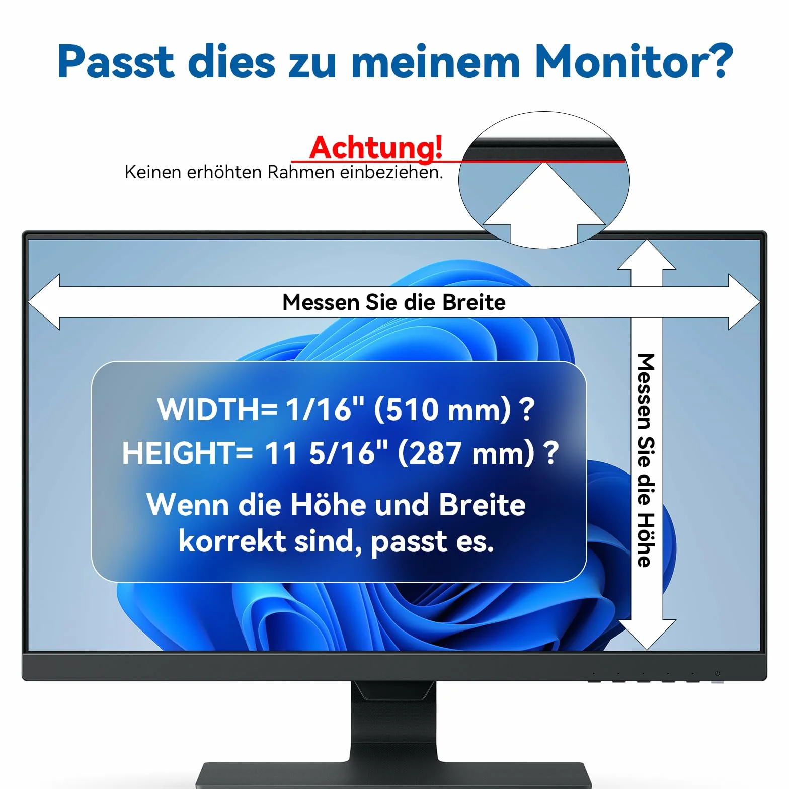 IPROKKO Pellicola protettiva per la privacy per computer da 23 pollici, per monitor 16:9, rimovibile, anti-abbagliamento, protezione per la privacy, per Dell Acer Lenovo Asus da 23 pollici