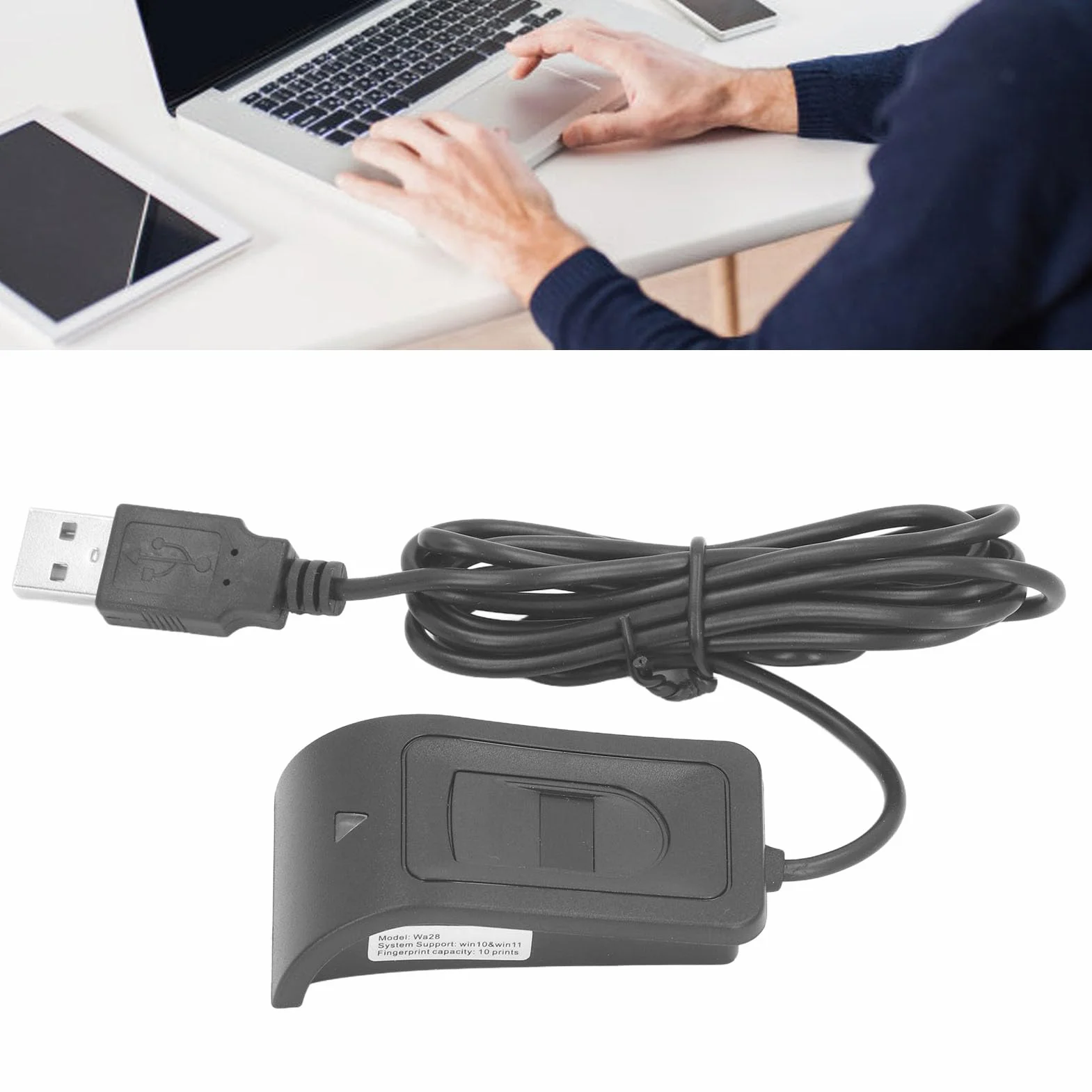 Lettore di Impronte Digitali Biometrico USB DC5V per Aziende
