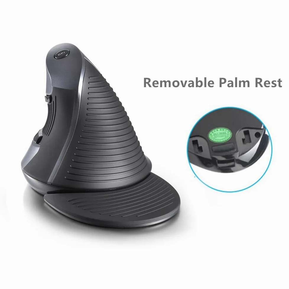 Mouse verticale per computer design ergonomico grande mouse cablato (Wireless Mouse)