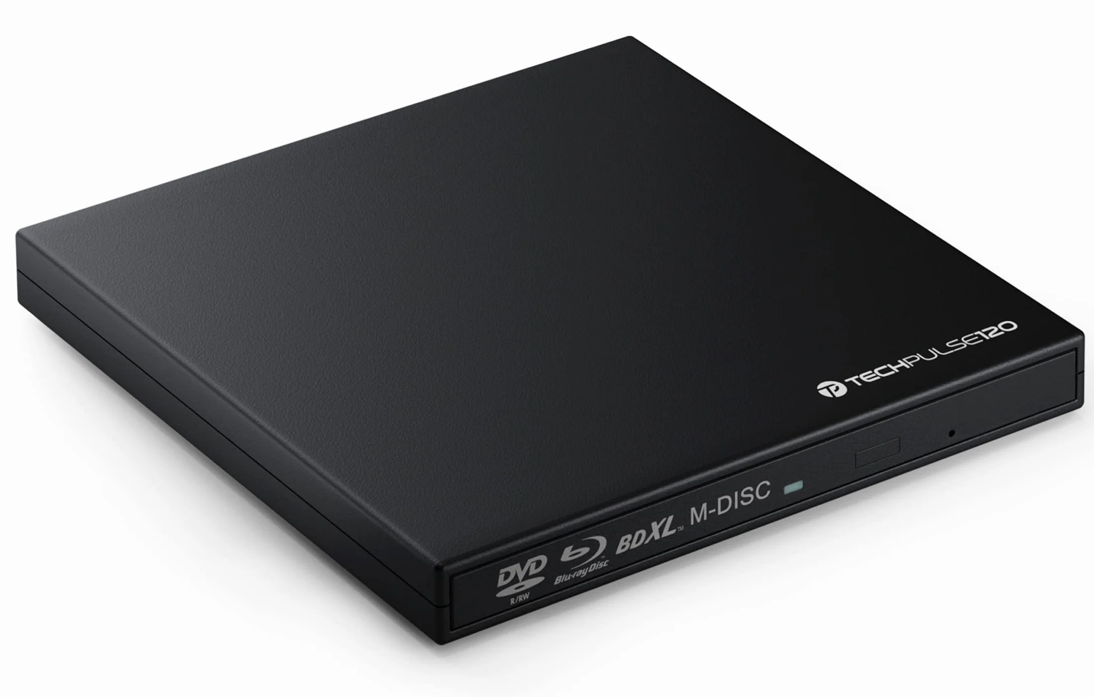 techPulse120 USB 3.0 3D Scrittore Lettore BDXL M-Disc Blu-Ray BD Masterizzatore Esterno Unità DVD Adattatore Burner SuperDrive per PC Laptop Notebook Ultrabook Computer Apple Macbook Pro Air