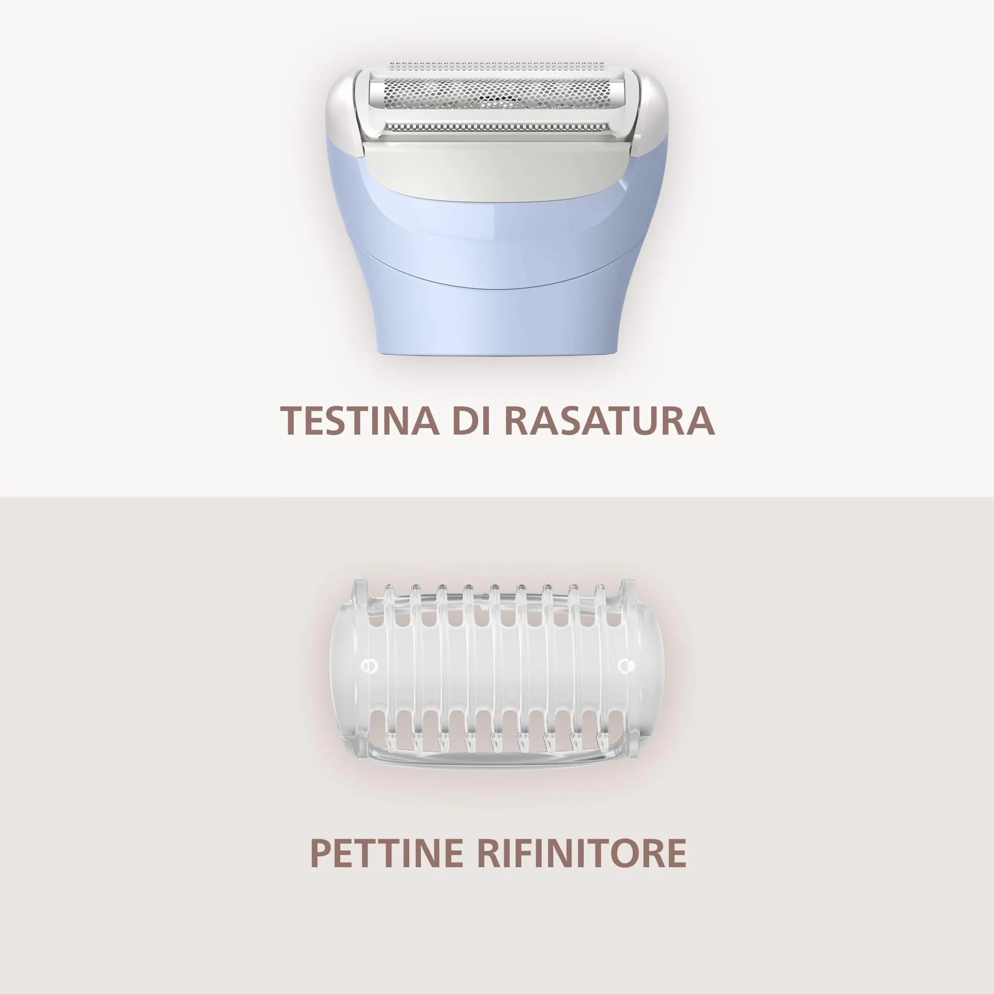 Philips Serie 6000 Rasoio senza filo Wet & Dry 3 lame corpo gambe 80 minuti BRL127/00