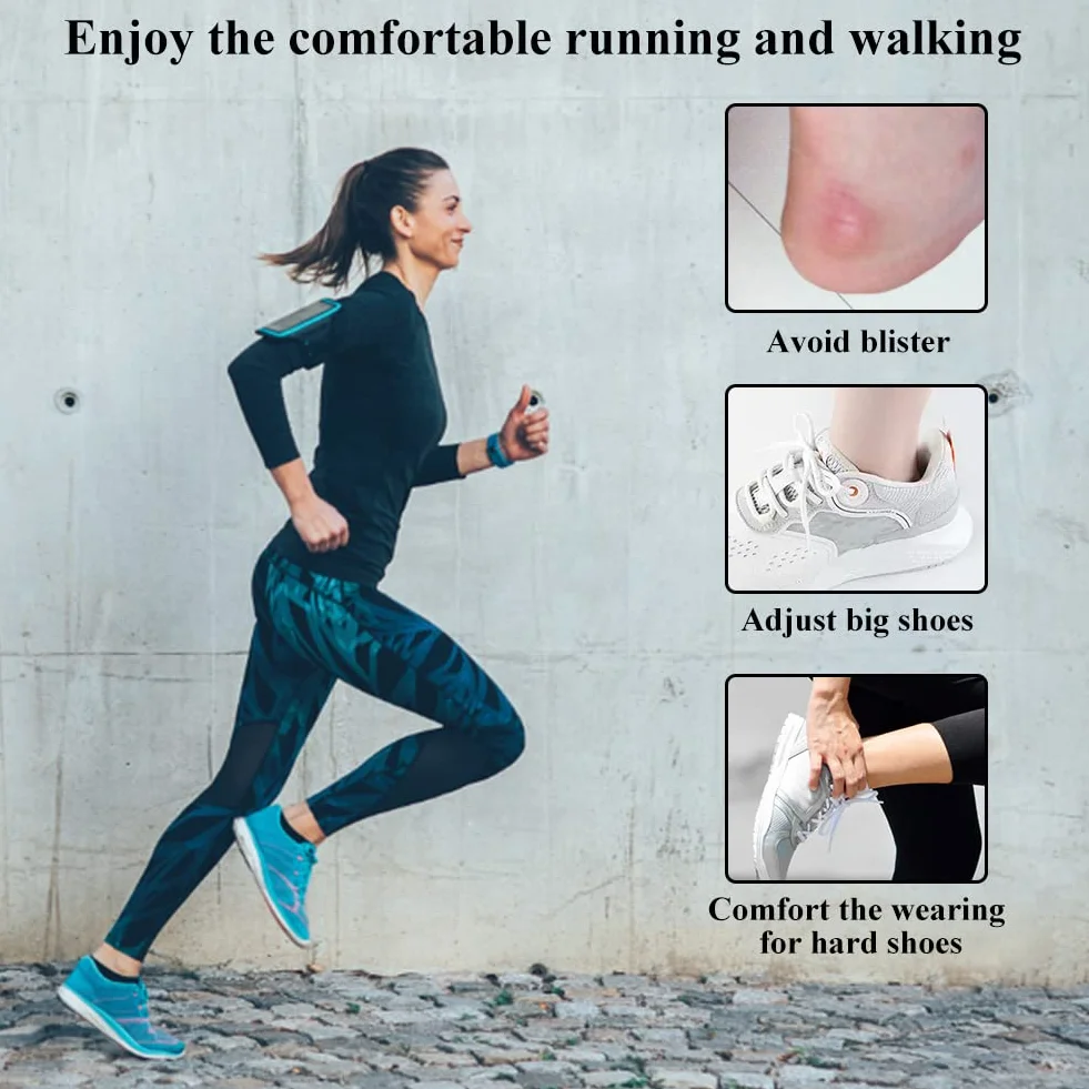 Inserti tallone autoadesivi anti-vesciche per scarpe 5 paia