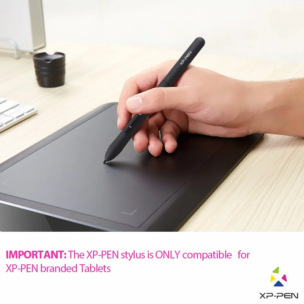 XP-Pen PN01 Pennino Passivo Sensibilità di Pressione 2048 Stilo Solo per Serie Star di XP-Pen Star01 Star02 Star03 G430 G540 (Nero)