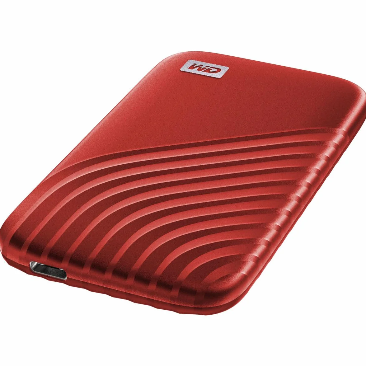 WD My Passport SSD, 2TB SSD Esterno, SSD portatile con tecnologia NVMe, USB-C, con velocità di lettura fino a 1050 MB/s, 1000 MBs in scrittura, funziona con PC, Xbox e Playstation, Rosso