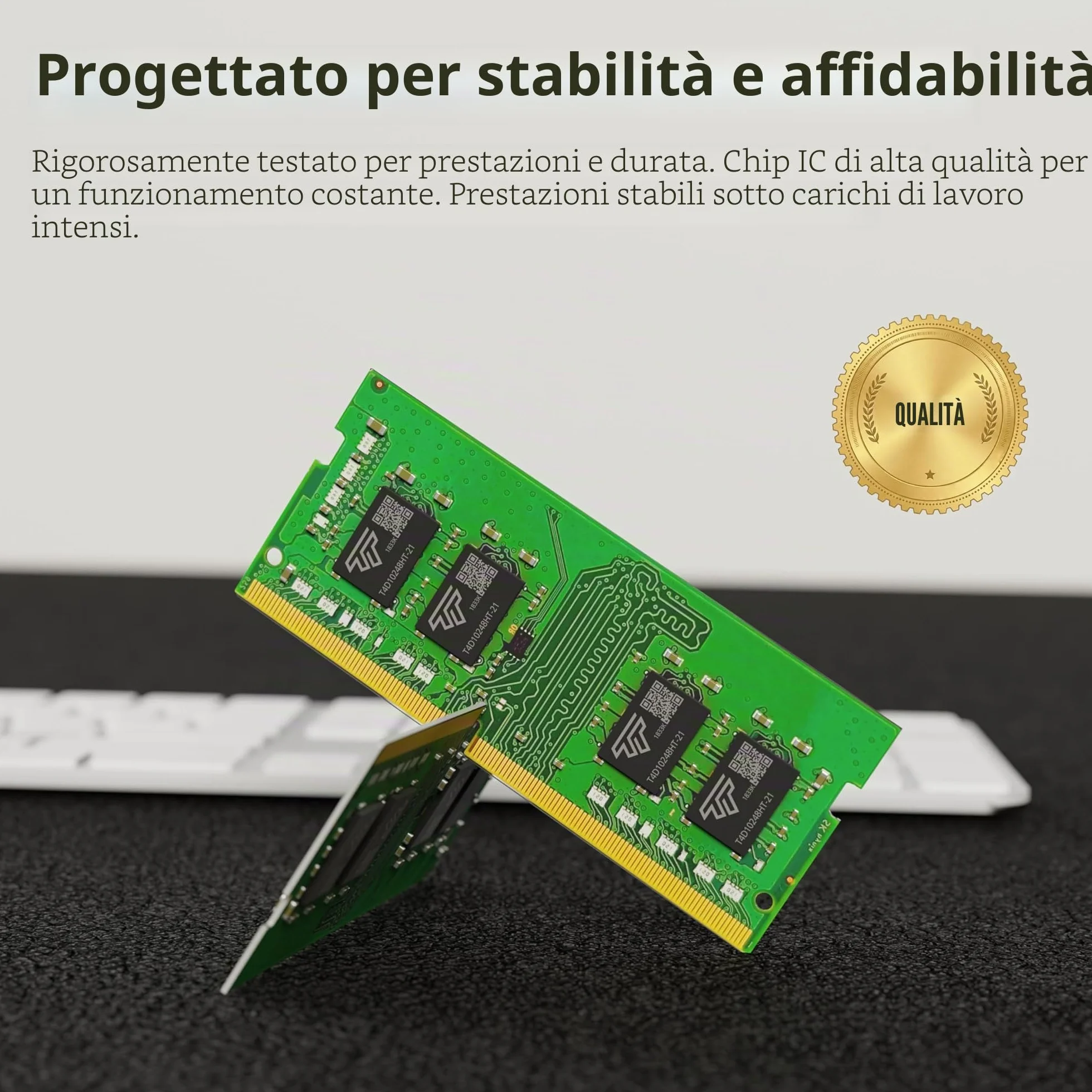Timetec 8GB DDR4 2400MHz (PC4-2400T) PC4-19200 SODIMM RAM per laptop, mini PC e computer All-in-One – Non-ECC Unbuffered, 260 pin, 1,2V CL17 modulo di memoria