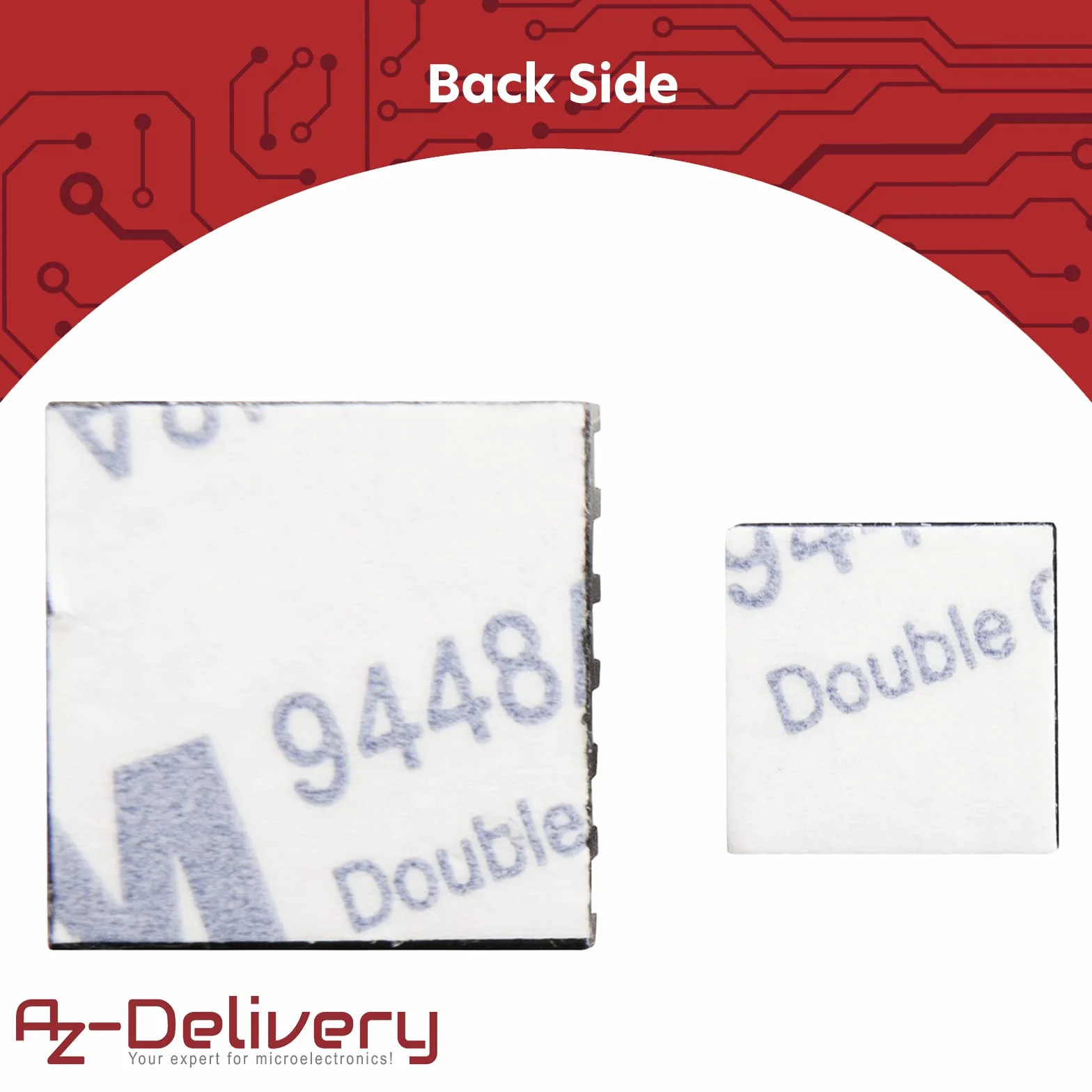 AZDelivery Dissipatore passivo in alluminio nero in diverse misure per lampone Pi 3 modello A + B