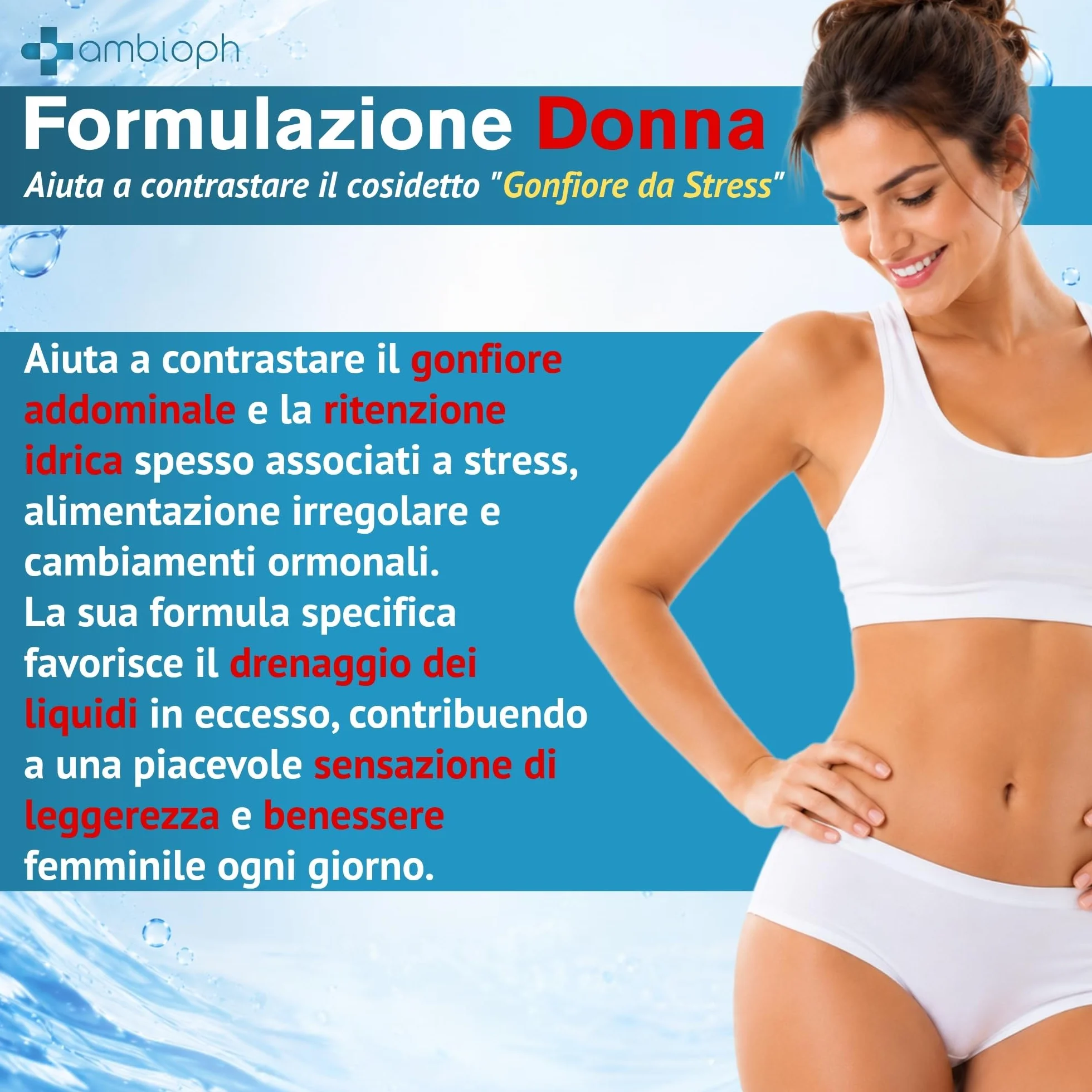 Drenante Forte Dimagrante con Bromelina Glucomannano Anticellulite 10 principi attivi