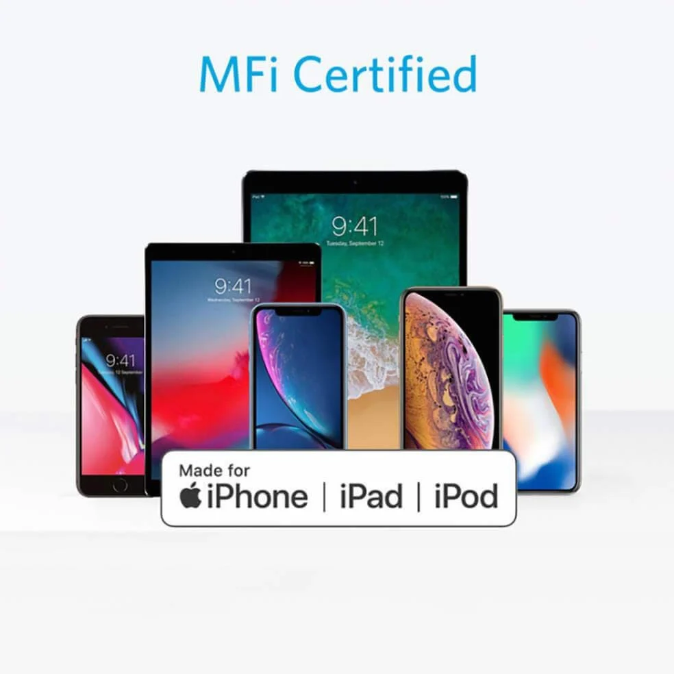 ANKER Powerline Select+ USB-A A Lightning 0.9M Lightning (3 piedi) MFi Certified XS/XS MAX/XR/X / 8/8 Plus / 7/7 Plus/iPad e altro ancora