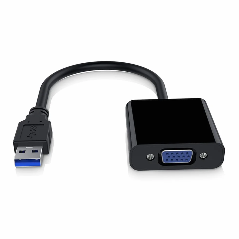 Adattatore USB 3.0 a VGA, Scheda Video Esterna per PC Laptop Windows 10/8/7