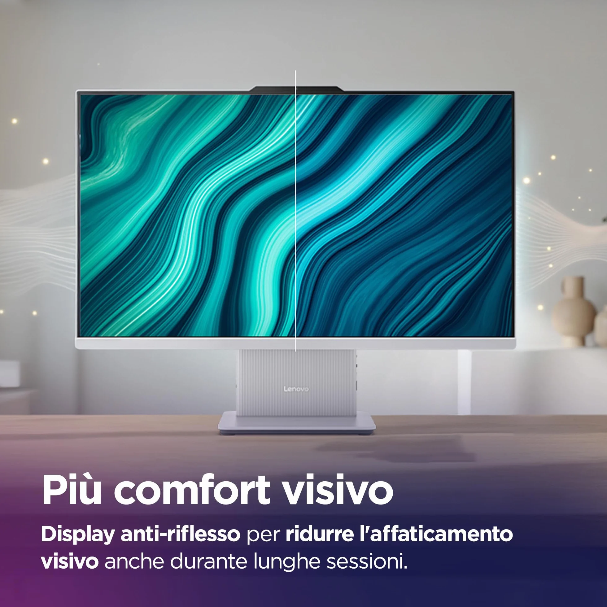 Lenovo IdeaCentre All-In-One Desktop 24" FHD Intel Core Ultra 5 226V 512GB SSD 16GB RAM WiFi 6 Windows 11