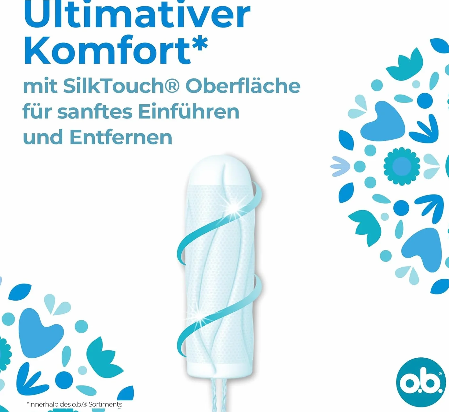 o.b. ProComfort Mini tamponi Dynamic Fit SilkTouch 64 szt.