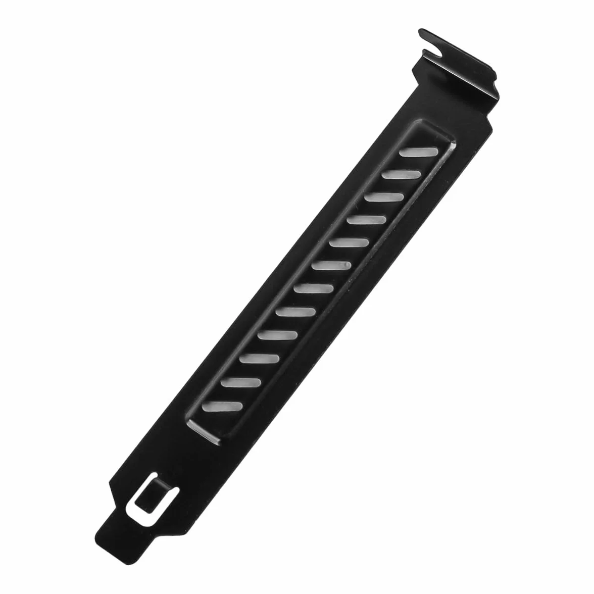 Pezzi in Lega di Acciaio Pci Slot Staffa di Copertura Full Size Slot di espansione Piastra di Copertura Nera con Viti per Case del PC Flusso d'Aria Antipolvere per Case del Computer