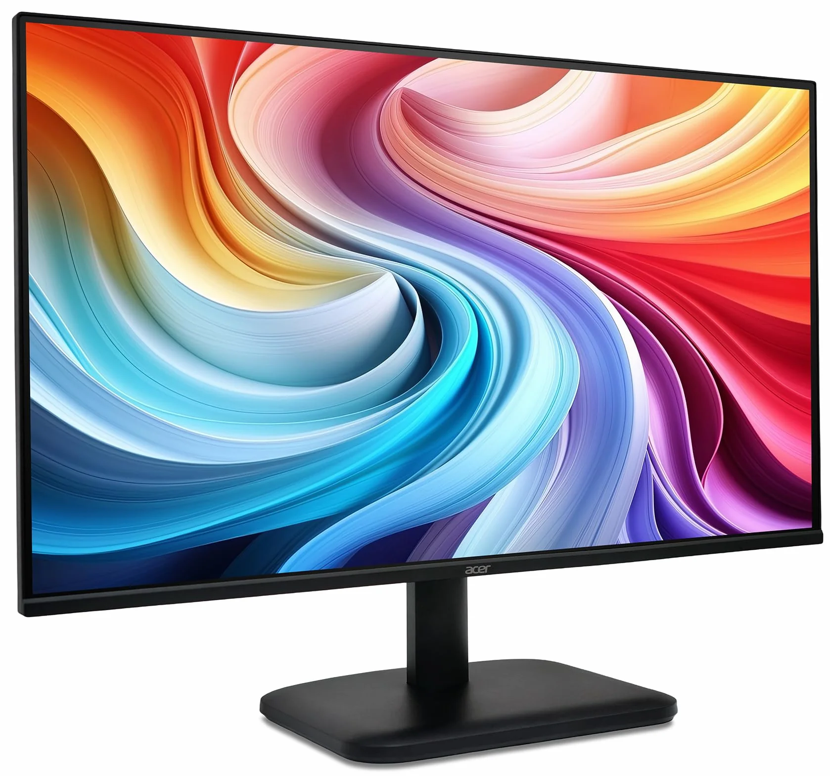 acer EK271Gbif Monitor PC 27", Display IPS Full HD, 120 Hz, 1ms (VRB), 16:9, AdaptiveSync, VGA, HDMI 1.4, Lum 250 nits, Schermo PC con Contrasto 100M:1, ZeroFrame, Cavo HDMI Incluso, Nero