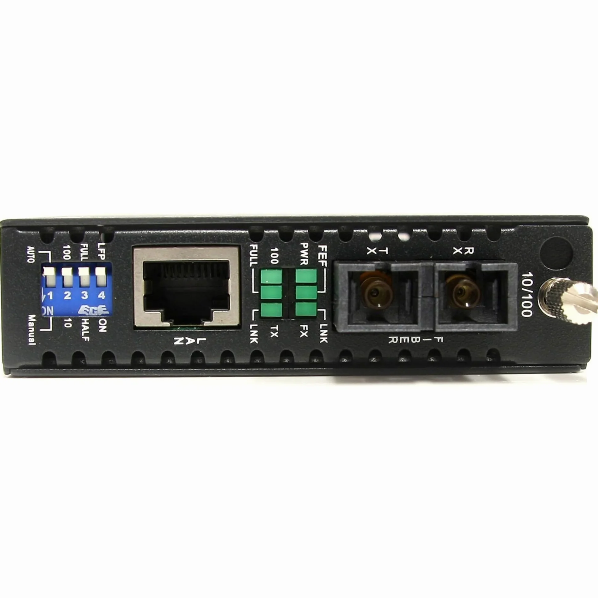 StarTech Convertitore Fibra Multimodale 10/100Mbps SC, 2km (ET90110SC2) | Distanza fino a 2km, Converte Ethernet in Fibra Ottica, Plug and Play