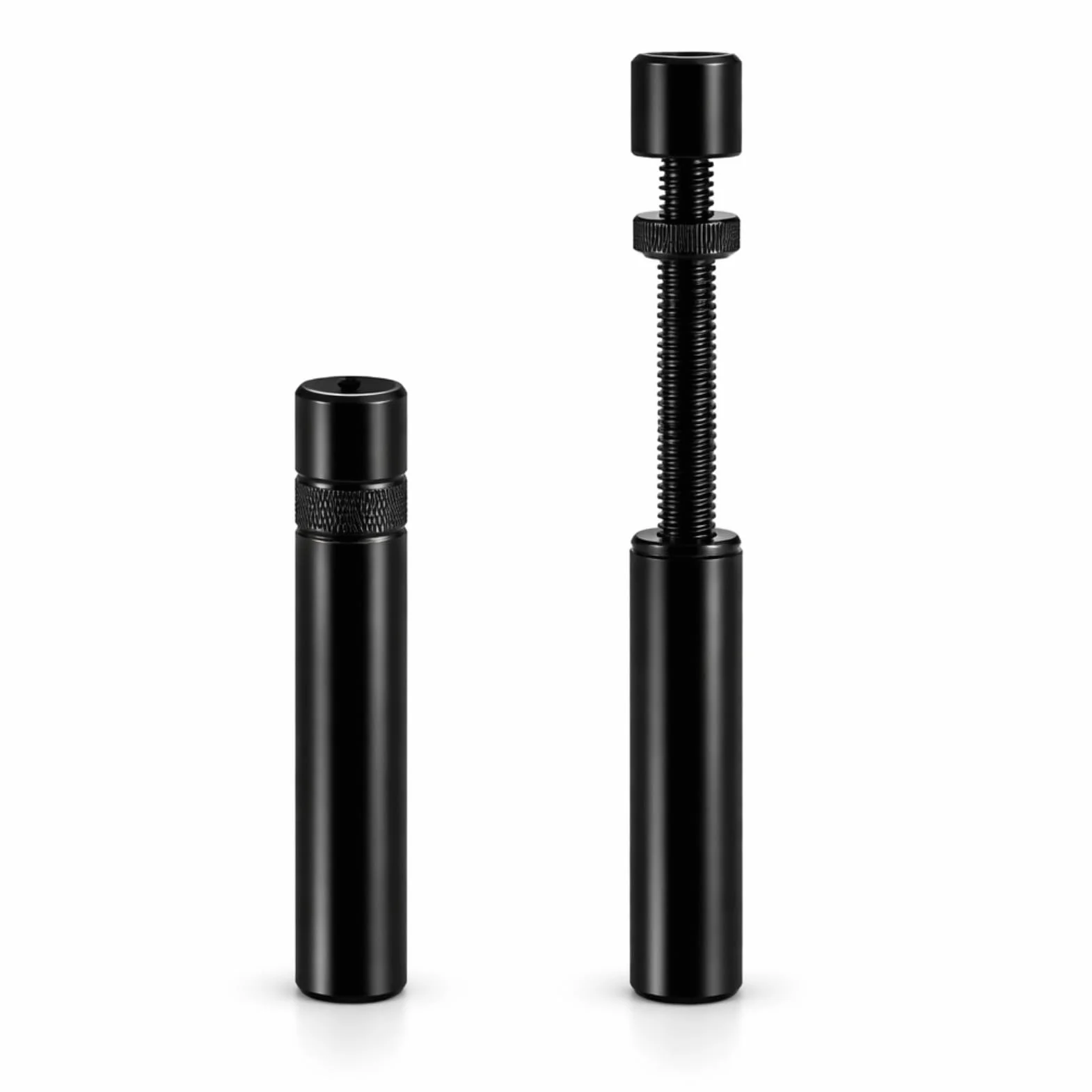 2 supporti GPU: supporto e alleggerimento delle schede grafiche regolabili individualmente (74-120 mm) in alluminio resistente, colore nero.