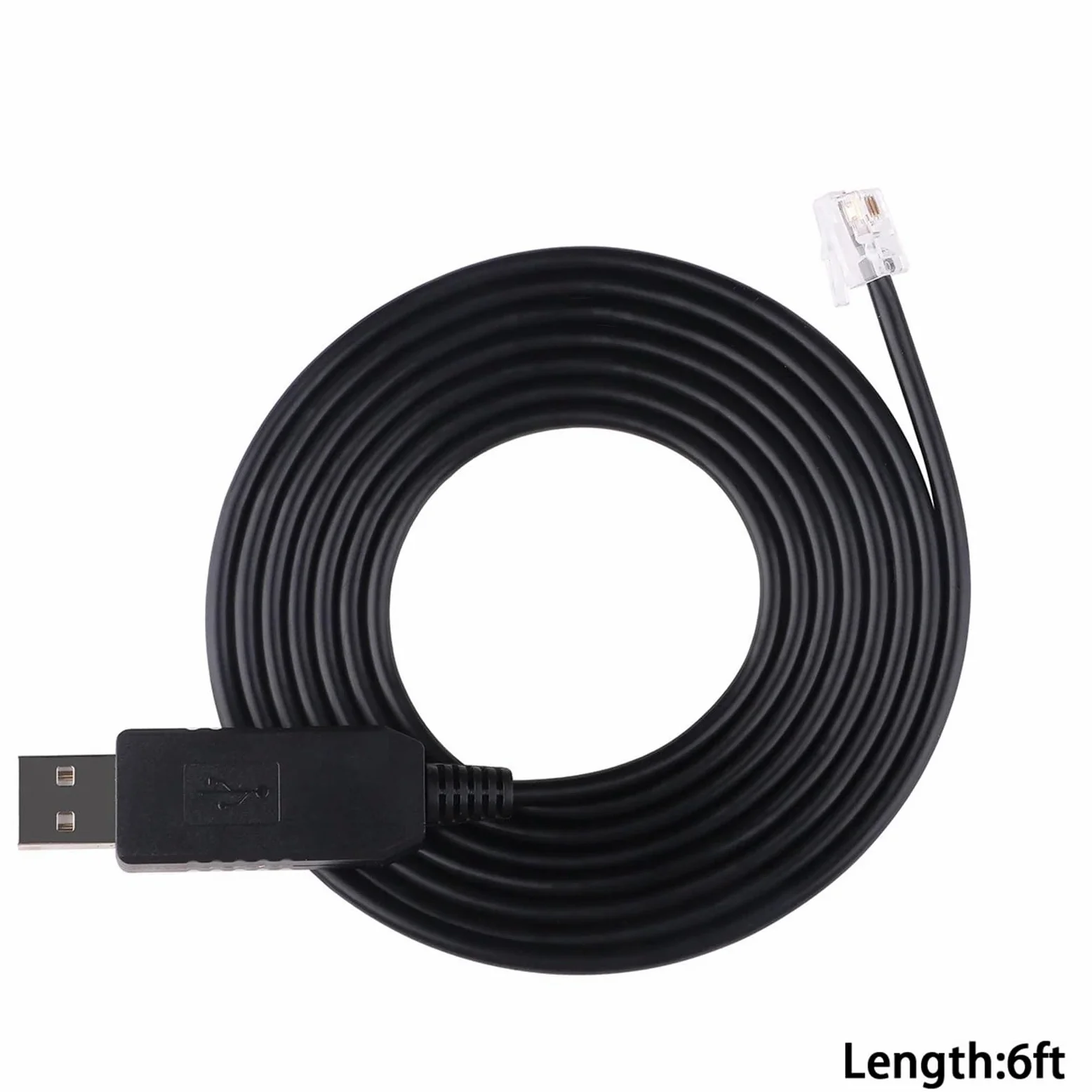 Cavo di aggiornamento PL2303 Cavo seriale da USB a RJ9 RJ10 RS232(3 meter)
