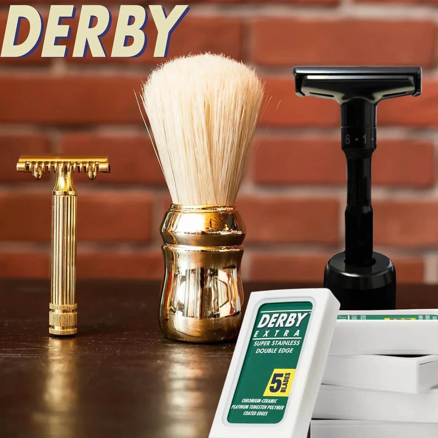 Derby Lamette da Barba Double Edge 100 Unità