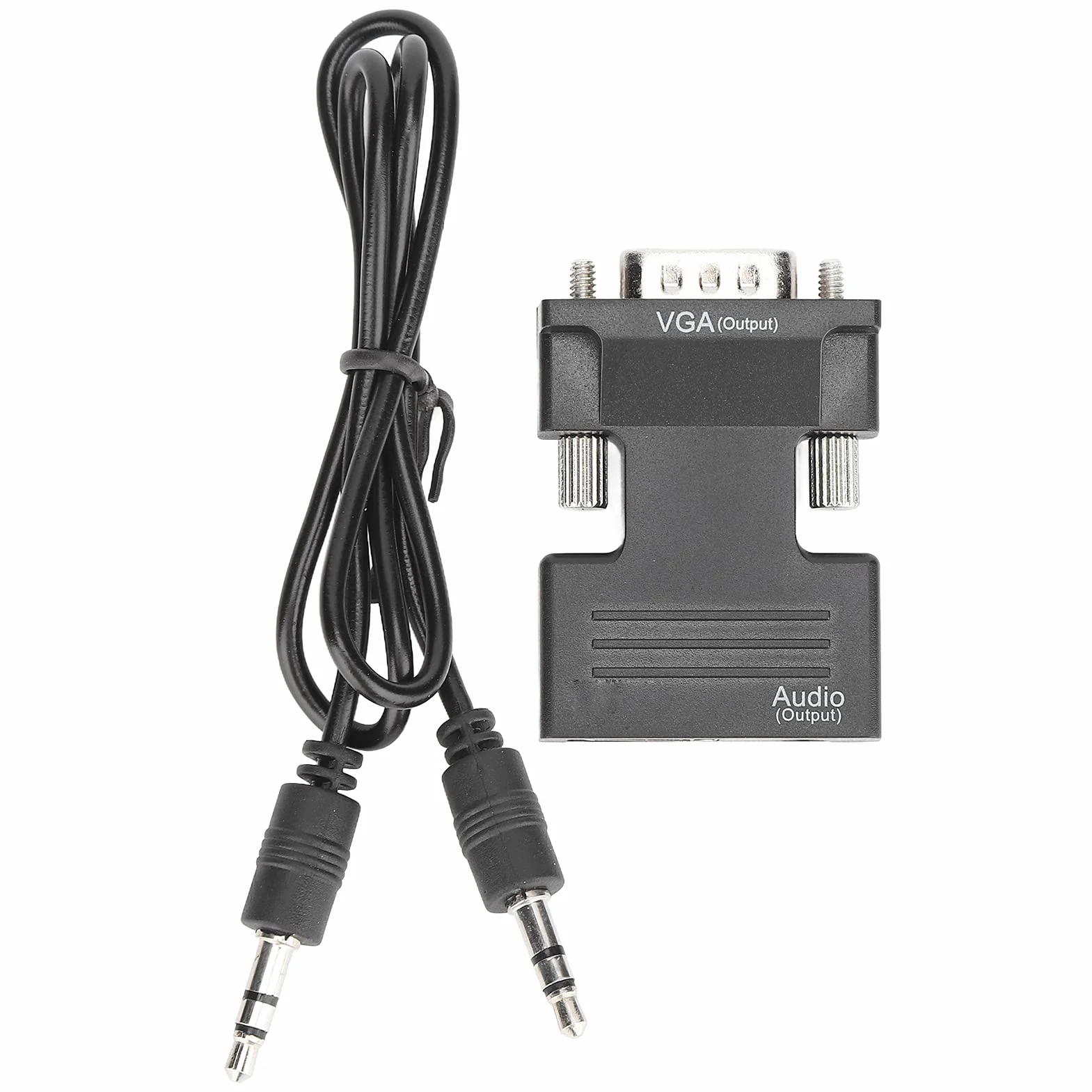Adattatore HDMI a VGA con Audio 1080P per PC, Laptop, Monitor, Proiettore - Plug and Play Compatibile 10 e 11