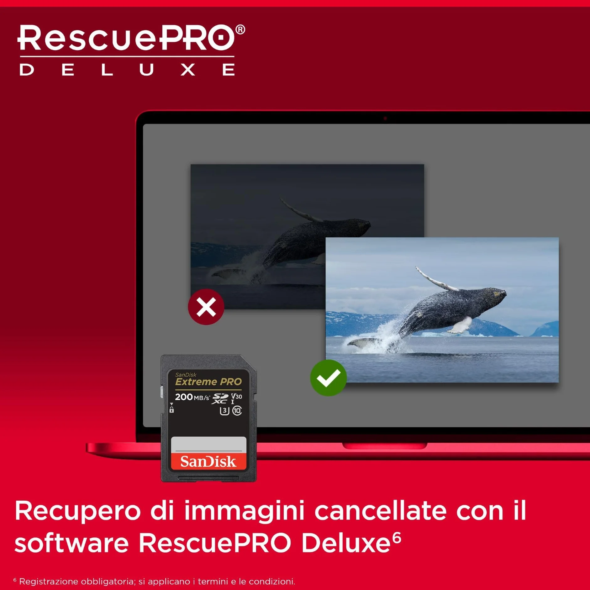 SanDisk 128GB Extreme PRO SDXC scheda UHS-I Class 10 U3 V30 200 MB/s